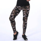 Fitness Pant Leggings Casual Milk Legging For Women Camouflage Printing Elasticity Leggings Camouflage - Sellve