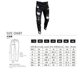 3 Styles Men Stretchy Ripped Skinny Biker Embroidery Print Jeans Destroyed Hole Taped Slim Fit Denim Scratched High Quality Jean - Sellve