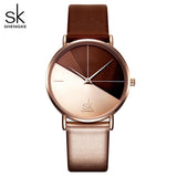 Women's Watches Fashion Leather Wrist Watch Vintage Ladies Watch Irregular Clock - Sellve