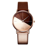 Women's Watches Fashion Leather Wrist Watch Vintage Ladies Watch Irregular Clock - Sellve