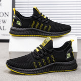 New Men Sneakers Mesh Casual Shoes Lac-up Shoes Men Lightweight Comfortable Breathable Walking Sneakers - Sellve