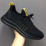 New Men Sneakers Mesh Casual Shoes Lac-up Shoes Men Lightweight Comfortable Breathable Walking Sneakers - Sellve