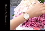 Japan Quartz Movement High Quality 36mm hannah Martin Women Stainless Steel Mesh Rose Gold Waterproof Ladies Watch - Sellve