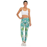 Women Fashion Legging Fluorescent tree branch Printing leggings Slim High Waist Leggings Woman Pants - Sellve