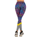 Women Fashion Legging Fluorescent tree branch Printing leggings Slim High Waist Leggings Woman Pants - Sellve