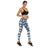 Women Fashion Legging Fluorescent tree branch Printing leggings Slim High Waist Leggings Woman Pants - Sellve