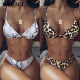 Bikini Micro Swimwear Women Leopard High Cut Swimming Bathing Suit Biquini Set Sexy Swimsuit Femme Brazilian Bikini - Sellve