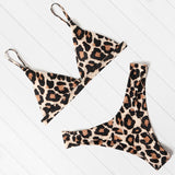 Bikini Micro Swimwear Women Leopard High Cut Swimming Bathing Suit Biquini Set Sexy Swimsuit Femme Brazilian Bikini - Sellve