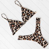 Bikini Micro Swimwear Women Leopard High Cut Swimming Bathing Suit Biquini Set Sexy Swimsuit Femme Brazilian Bikini - Sellve