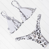 Bikini Micro Swimwear Women Leopard High Cut Swimming Bathing Suit Biquini Set Sexy Swimsuit Femme Brazilian Bikini - Sellve