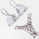 Bikini Micro Swimwear Women Leopard High Cut Swimming Bathing Suit Biquini Set Sexy Swimsuit Femme Brazilian Bikini - Sellve