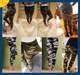 Fitness Pant Leggings Casual Milk Legging For Women Camouflage Printing Elasticity Leggings Camouflage - Sellve