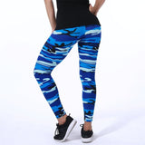 Fitness Pant Leggings Casual Milk Legging For Women Camouflage Printing Elasticity Leggings Camouflage - Sellve