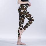 Fitness Pant Leggings Casual Milk Legging For Women Camouflage Printing Elasticity Leggings Camouflage - Sellve