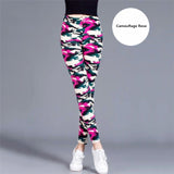 Fitness Pant Leggings Casual Milk Legging For Women Camouflage Printing Elasticity Leggings Camouflage - Sellve