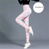 Fitness Pant Leggings Casual Milk Legging For Women Camouflage Printing Elasticity Leggings Camouflage - Sellve