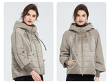 Spring coat women Outwear trend Jacket Short Parkas casual fashion female high quality Warm Thin Cotton - Sellve