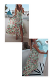 Summer Dress Women Vestidos Casual Tie Dye Clothing Robe Femme Chic Beach Dresses Chiffon Autumn Maxi Dress - Sellve