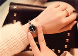 Small Gold Bangle Bracelet Luxury Watches Stainless Steel Retro Ladies Quartz Wristwatches - Sellve