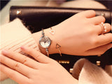 Small Gold Bangle Bracelet Luxury Watches Stainless Steel Retro Ladies Quartz Wristwatches - Sellve