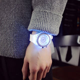 Flash Luminous Watch Led light Personality trends students lovers jellies woman men's watches light WristWatch - Sellve