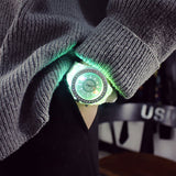 Flash Luminous Watch Led light Personality trends students lovers jellies woman men's watches light WristWatch - Sellve