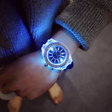 Flash Luminous Watch Led light Personality trends students lovers jellies woman men's watches light WristWatch - Sellve