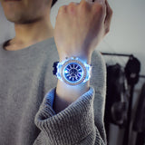 Flash Luminous Watch Led light Personality trends students lovers jellies woman men's watches light WristWatch - Sellve