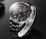 Luxury Mens Fashion Watch Men Sport Waterproof Quartz Watches Men All Steel Army Military Watch - Sellve