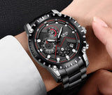 Luxury Mens Fashion Watch Men Sport Waterproof Quartz Watches Men All Steel Army Military Watch - Sellve