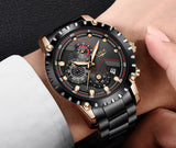 Luxury Mens Fashion Watch Men Sport Waterproof Quartz Watches Men All Steel Army Military Watch - Sellve