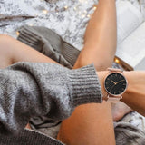 Ultra-thin Rose Gold Watch Minimalist Mesh Women Watch - Sellve