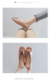 Women Pumps Slippers Slip on Mules Low Heel Casual Shoes - Sellve