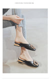 Women Pumps Slippers Slip on Mules Low Heel Casual Shoes - Sellve