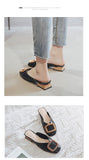 Women Pumps Slippers Slip on Mules Low Heel Casual Shoes - Sellve