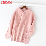 Women fleece hoodie sweatshirts winter japanese fashion Oversize ladies pullovers warm pocket hooded jacket - Sellve