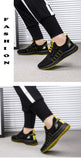 New Men Sneakers Mesh Casual Shoes Lac-up Shoes Men Lightweight Comfortable Breathable Walking Sneakers - Sellve