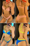 Swimsuit Women Swimwear Push Up Bikini Set Patchwork Biquini Brazilian Summer Beach Bathing Suit Swim Wear - Sellve