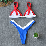 Swimsuit Women Swimwear Push Up Bikini Set Patchwork Biquini Brazilian Summer Beach Bathing Suit Swim Wear - Sellve