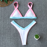 Swimsuit Women Swimwear Push Up Bikini Set Patchwork Biquini Brazilian Summer Beach Bathing Suit Swim Wear - Sellve