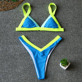 Swimsuit Women Swimwear Push Up Bikini Set Patchwork Biquini Brazilian Summer Beach Bathing Suit Swim Wear - Sellve