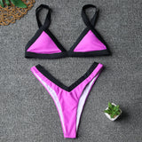 Swimsuit Women Swimwear Push Up Bikini Set Patchwork Biquini Brazilian Summer Beach Bathing Suit Swim Wear - Sellve