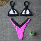 Swimsuit Women Swimwear Push Up Bikini Set Patchwork Biquini Brazilian Summer Beach Bathing Suit Swim Wear - Sellve