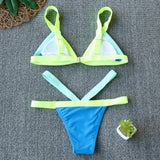 Swimsuit Women Swimwear Push Up Bikini Set Patchwork Biquini Brazilian Summer Beach Bathing Suit Swim Wear - Sellve