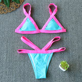 Swimsuit Women Swimwear Push Up Bikini Set Patchwork Biquini Brazilian Summer Beach Bathing Suit Swim Wear - Sellve