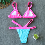 Swimsuit Women Swimwear Push Up Bikini Set Patchwork Biquini Brazilian Summer Beach Bathing Suit Swim Wear - Sellve