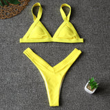 Swimsuit Women Swimwear Push Up Bikini Set Patchwork Biquini Brazilian Summer Beach Bathing Suit Swim Wear - Sellve