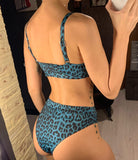 High Waist Bikini Push Up Swimsuit Leopard Swimwear Women Brazilian Bikini Set Biquini Sexy Bathing Suit Women - Sellve