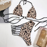 High Waist Bikini Push Up Swimsuit Leopard Swimwear Women Brazilian Bikini Set Biquini Sexy Bathing Suit Women - Sellve