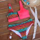 Sexy Bikini Set Leopard Swimwear Women 2020 Patchwork Swimsuits Push Up Bikini Printed Bikinis Mujer Beach Wear - Sellve